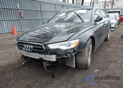 2014 Audi A6 3.0T Premium Plus from USA, damaged, VIN WAUFGAFC1EN143754